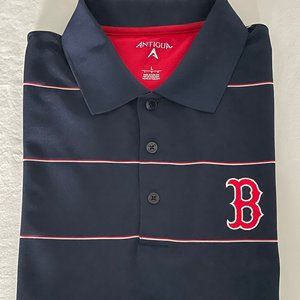 Antigua L Boston Red Sox Navy SS Desert Dry Polo